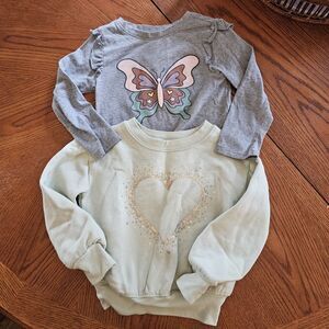 Girls 3T Long Sleeve Shirt Bundle Lot